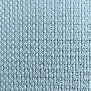 Aida Fabric Pure Cotton - Width 140 cm - Light Blue
